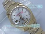 Replica Rolex Day-Date Silver Dial All Gold Watch 36 mm